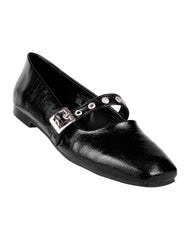 Flat Mujer Negro Stfashion 22704101