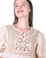 Vestido Mujer Casual Beige Nyd 58005412