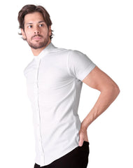 Camisa Hombre Casual Slim Blanco Stfashion 50505028