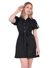 Vestido Mujer Casual Negro Stfashion 79305206