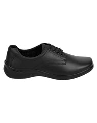 Zapato Mujer Confort Piso Negro Piel Flexi 02503809