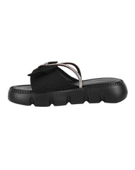 Sandalia Mujer Playa Piso Negro Sugar Free 09704203