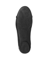 Flat Mujer Piso Negro Piel Flexi 02504176