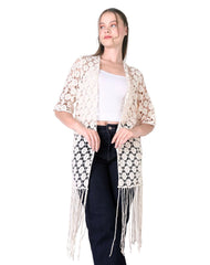 Saco Mujer Casual Cardigan Beige Nyd 58005408