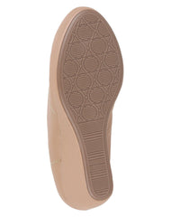 Zapatilla Mujer Cuña Beige Stfashion 05603802