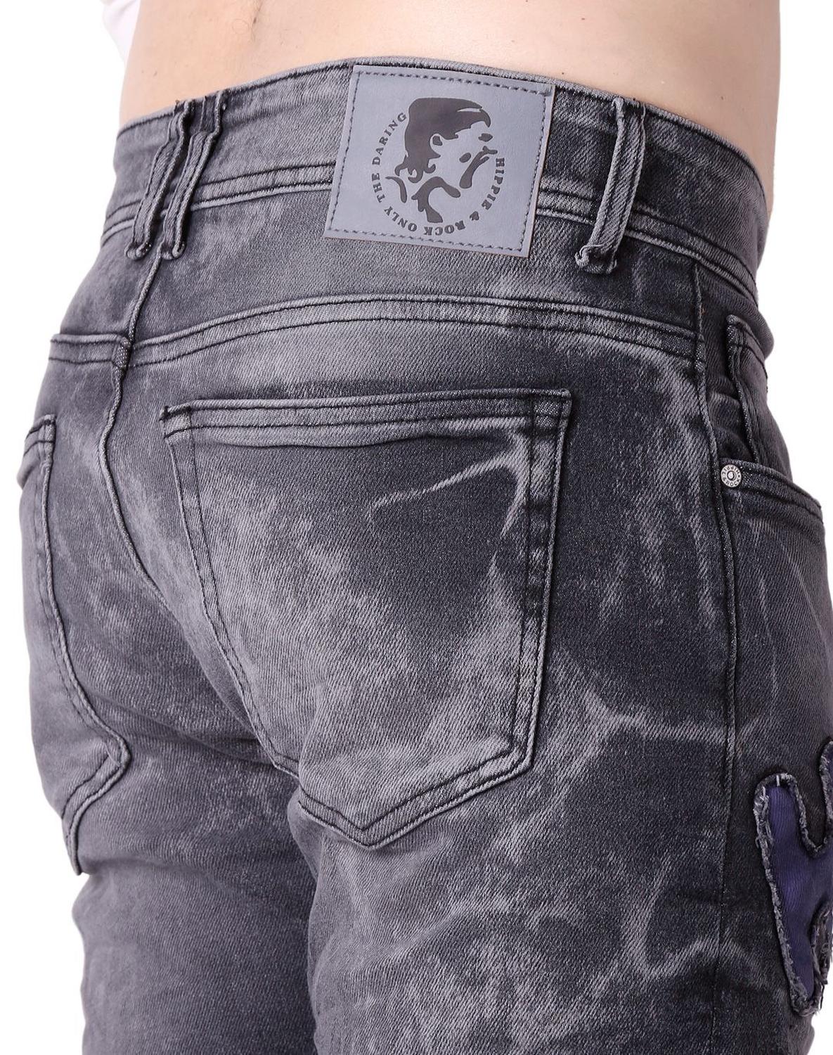 Outfit Jeans Negro Deslavado Jeans Skinny Silver Plate Deslavado