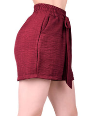 Short Mujer Casual Recto Rojo Stfashion 69705421