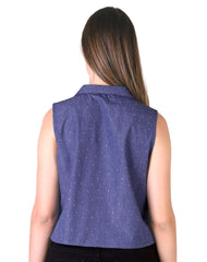 Blusa Mujer Azul Stfashion 79305432