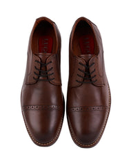 Zapato Hombre Oxford Vestir Café Piel Lugo Conti 04704201