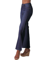 Jeans Mujer Moda Acampanado Azul Galy Jeans 51704202
