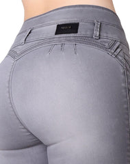 Jeans Mujer Moda Skinny Gris Fergino 52905014