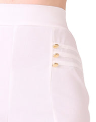 Short Mujer Casual Recto Crema Stfashion 69705428