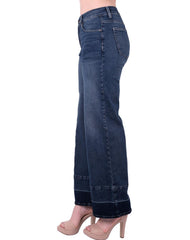 Jeans Mujer Moda Acampanado Azul Oggi 59105226