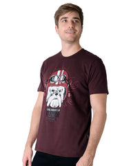 Playera Hombre Moda Camiseta Vino Furor 62107026