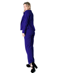 Conjunto 3 Piezas Top Saco Y Pantalón Mujer Formal Azul Stfashion 52404818