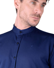 Camisa Hombre Casual Slim Azul Stfashion 50505208