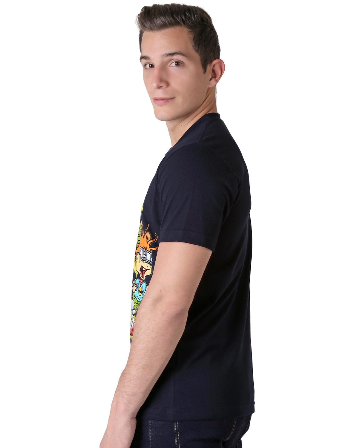 Playera Moda Camiseta Hombre Azul Nickelodeon 58204827