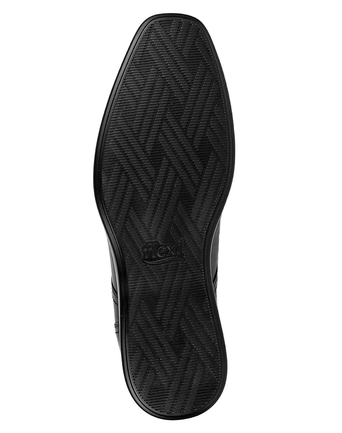 Zapato Hombre Oxford Vestir Oxford Negro Piel Flexi 02503826