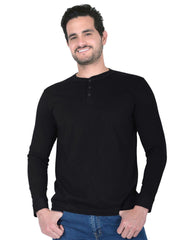 Playera Hombre Básico Negro Stfashion 61705207