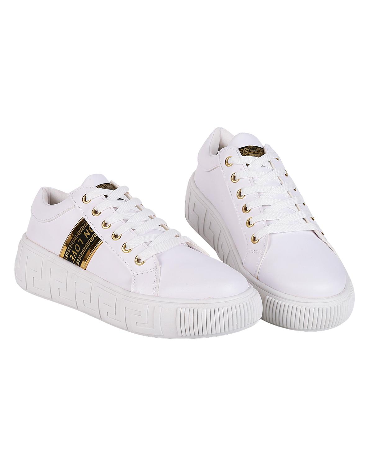 Tenis Casual Mujer Blanco Tacto Piel Been Class 12303909