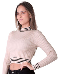 Sweater Mujer Beige Uk 56705246