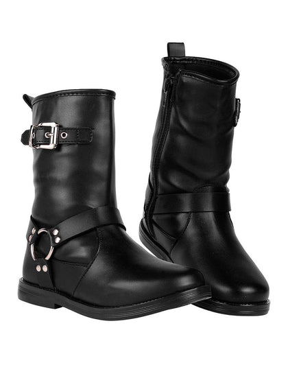 Bota Niña Casual Negro Stfashion 19904109