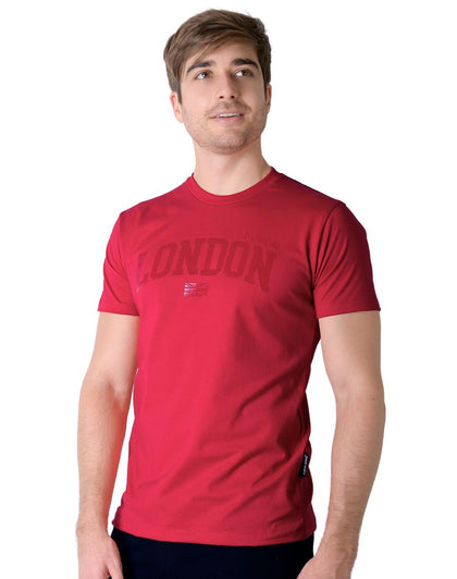 Playera Hombre Moda Camiseta Rojo Furor 62107019