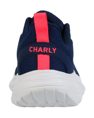 Tenis Deportivo Mujer Azul Textil Charly 02303708