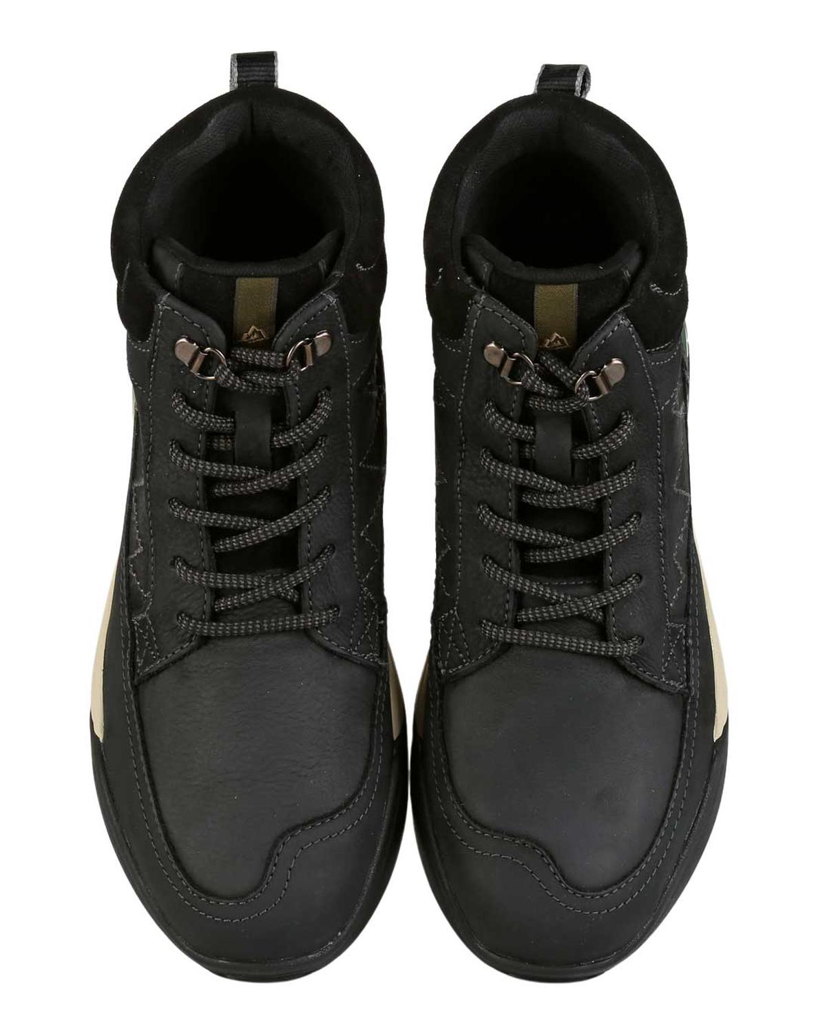 Botin Hombre Casual Negro Piel Flexi 02503987