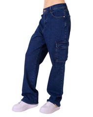 Jeans Mujer Moda Jogger Azul Oggi Rebeca 59105447