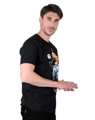 Playera Hombre Moda Camiseta Negro Aditivo 55205218