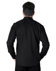 Camisa Casual Slim Hombre Negro Stfashion 50504238