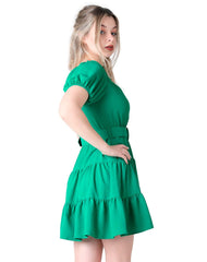 Vestido Casual Mujer Verde Stfashion 61904804