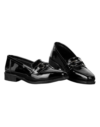 Zapato Mujer Mocasin Vestir Negro Stfashion 04604102