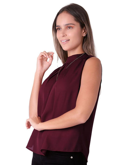 Blusa Mujer Vino Stfashion 64105134