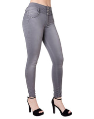 Jeans Mujer Moda Skinny Gris Fergino 52905014