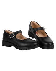 Zapato Niña Escolar Piso Negro Piel Dogi 04503803