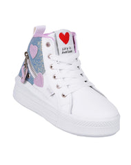 Tenis Niña Casual Plataforma Blanco Gosh 01204106