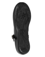 Zapato Niña Escolar Piso Negro Piel Confratelli 23903801