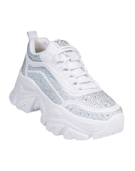 Tenis Mujer Casual Plataforma Blanco Daddy 13304103