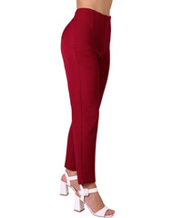 Pantalón Mujer Vestir Skinny Rojo Stfashion 79305226