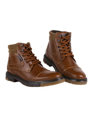 Botin Hombre Casual Café Capa De Ozono 06004227