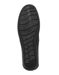 Zapato Mujer Mocasín Vestir Negro Piel Stfashion 10804001