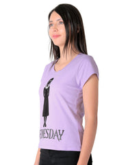 Playera Mujer Moda Camiseta Lila Netflix 58204849