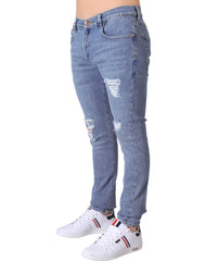 Jeans Hombre Moda Slim Azul Oggi 59104813