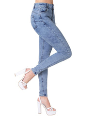 Jeans Moda Skinny Mujer Azul Stfashion 63104612
