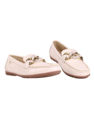 Zapato Mujer Mocasin Casual Piso Crema Flexi 02504170