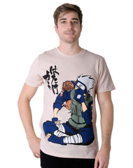 Playera Hombre Moda Camiseta Beige Anime 56505025