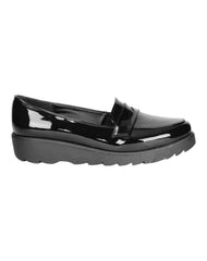 Zapato Mujer Mocasín Casual Cuña Negro Stfashion 00303505