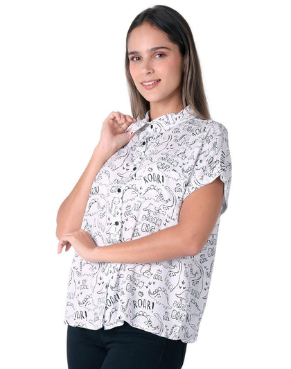 Blusa Mujer Blanco Stfashion 72605098